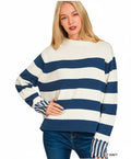 Long Sleeve Striped Sweater